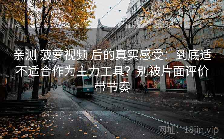 亲测 菠萝视频 后的真实感受：到底适不适合作为主力工具？别被片面评价带节奏