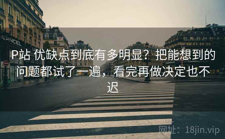 P站 优缺点到底有多明显？把能想到的问题都试了一遍，看完再做决定也不迟