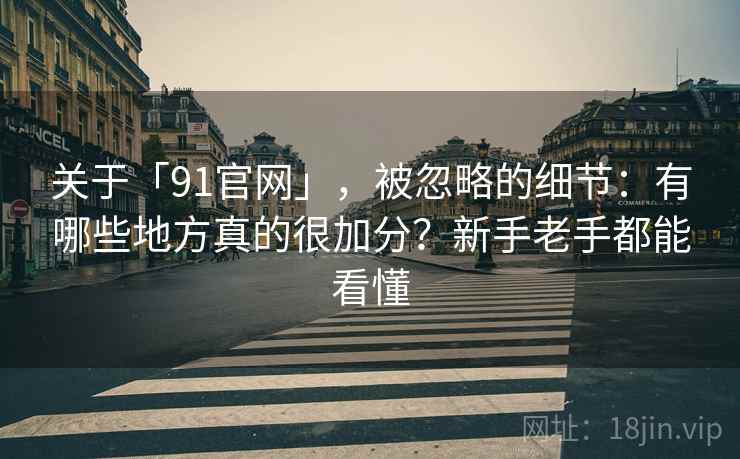 关于「91官网」，被忽略的细节：有哪些地方真的很加分？新手老手都能看懂