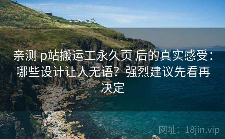 亲测 p站搬运工永久页 后的真实感受：哪些设计让人无语？强烈建议先看再决定