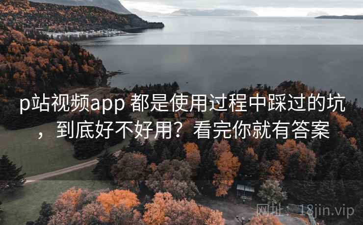 p站视频app 都是使用过程中踩过的坑，到底好不好用？看完你就有答案