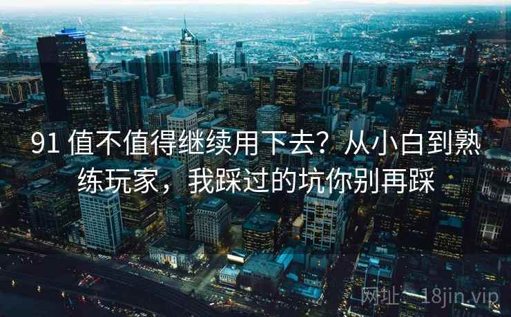 91 值不值得继续用下去？从小白到熟练玩家，我踩过的坑你别再踩
